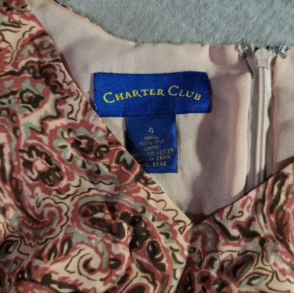 Womans Size 4 Charter Club Sleeveless Top - Picture 6 of 8